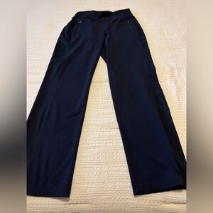 Athleta Fairway High Rise Golf Pants Dark Blue Size 8